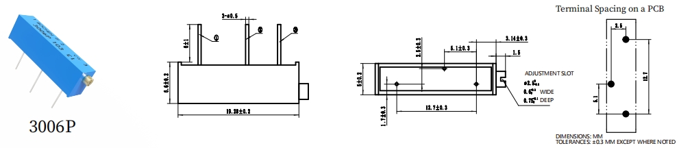 BOCHEN 3006P-1-503 0,75 Вт, 50 кОм, 34 862 (1)