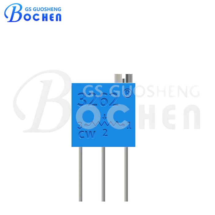 BOCHEN 3262W-1-203 0,25 Вт, 10 кОм, квадратный подстроечный потенциометр из кермета с выводами 1/4″