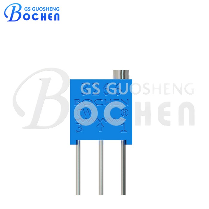 BOCHEN 3266W-1-502LF 0,25 Вт, 5 кОм, с проходными отверстиями, 1/4 дюйма, керамометаллический подстраиваемый потенциометр