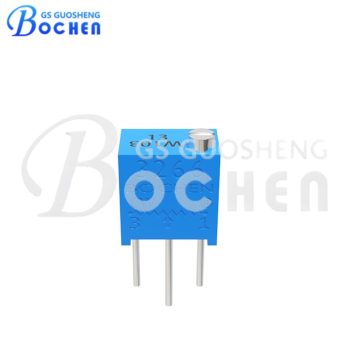 BOCHEN 3266W-1-502LF 0,25 Вт, 5 кОм, с проходными отверстиями, 1/4 дюйма, керамометаллический подстраиваемый потенциометр