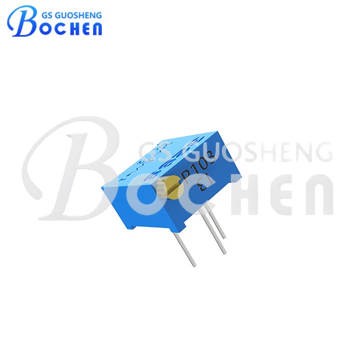 BOCHEN 3299P 10 кОм 0,5 Вт боковая регулировка 3299P-1-103 многооборотный металлокерамический подстроечный резистор (триммер)