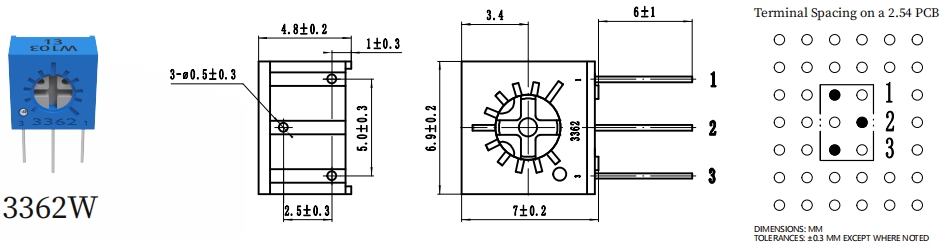 BOCHEN 3362W 501 503 504 1k 100 Ом 862 (1)