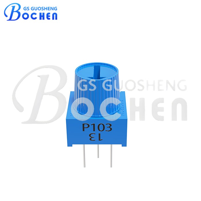 BOCHEN 3386P-T 0.5 Вт 10 кОм Прецизионный однооборотный металлокерамический подстроечный потенциометр с ручкой