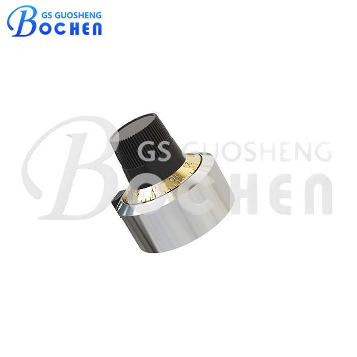 BOCHEN H-23-6A-3 Ручка металлического потенциометра с диском подсчёта оборотов для потенциометра 3590S
