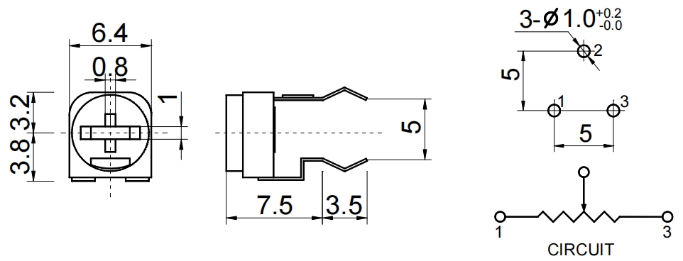 BOCHEN RM065 100 Ом 852 (1)