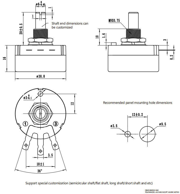 BOCHEN RV30 100K однооборотный 852 (1)