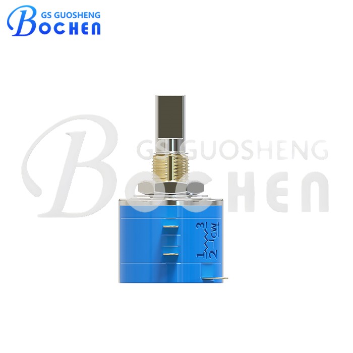 BOCHEN WXD10, 2 Вт, 10 кОм, 10 витков, прецизионный проволочный потенциометр с плоским валом