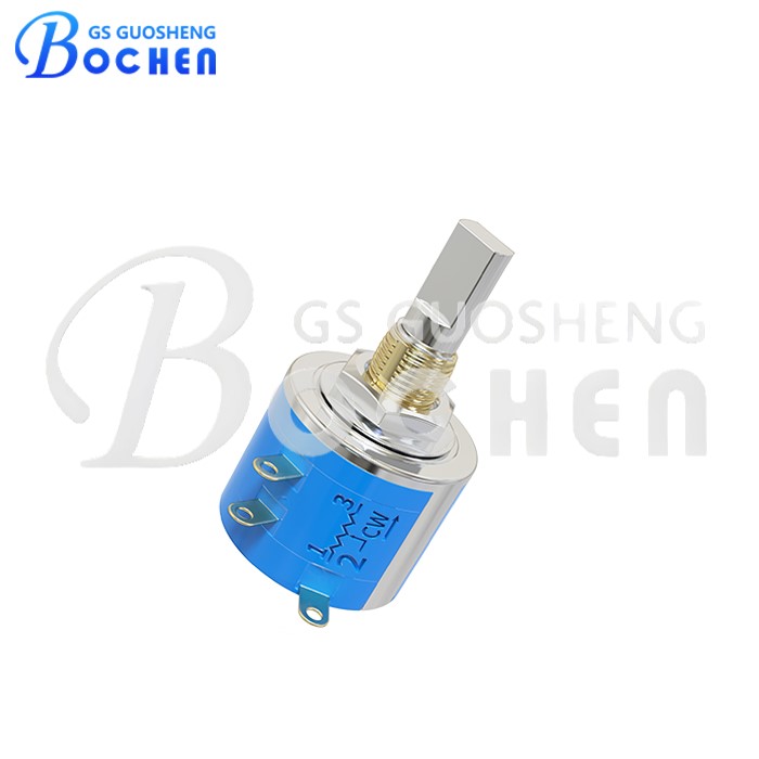 BOCHEN WXD10, 2 Вт, 10 кОм, 10 витков, прецизионный проволочный потенциометр с плоским валом