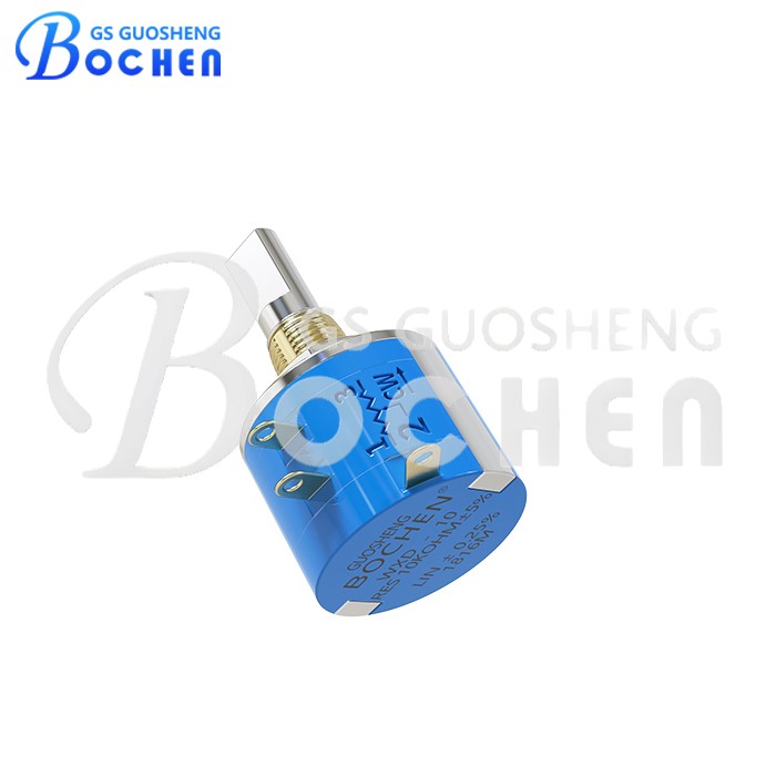 BOCHEN WXD10, 2 Вт, 10 кОм, 10 витков, прецизионный проволочный потенциометр с плоским валом