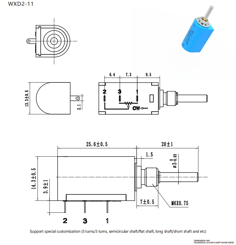 BOCHEN WXD2-11 10K 25K 862 (1)