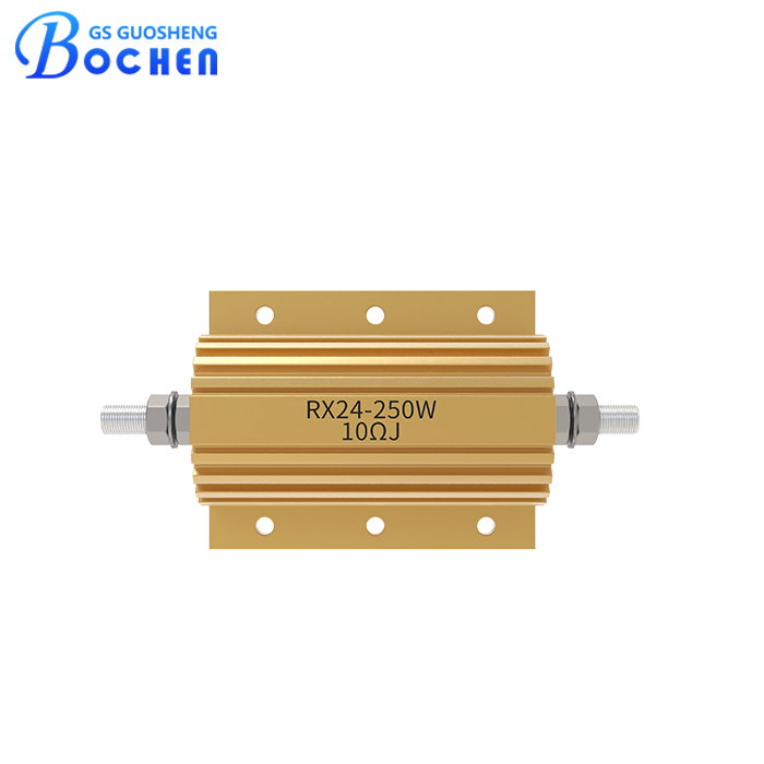 RX24 250 Вт 10 Ом 5% проволочный мощный резистор в алюминиевом корпусе с золотым покрытием