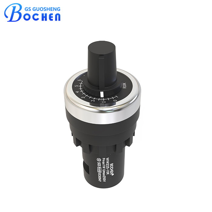 Потенциометр BOCHEN WIW22S 22мм 1Вт 10кОм 862 (6)