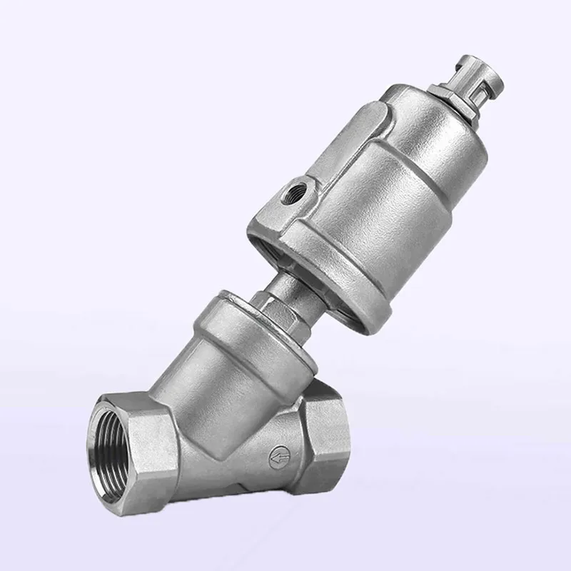Y-образный паровой угловой седловой клапан из нержавеющей стали