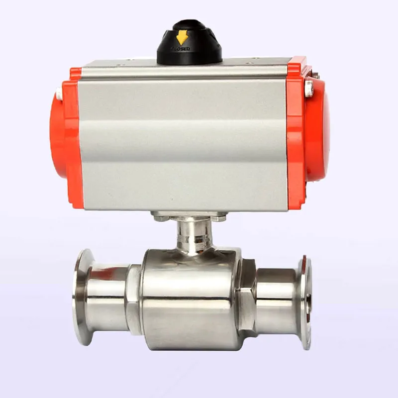 Быстросъемный пневматический шаровой клапан