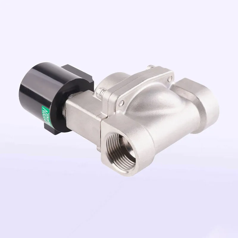 Высокотемпературный пилотный поршневой электромагнитный клапан