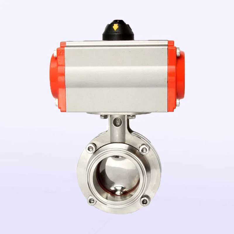 Пневматический быстросъемный дисковый затвор