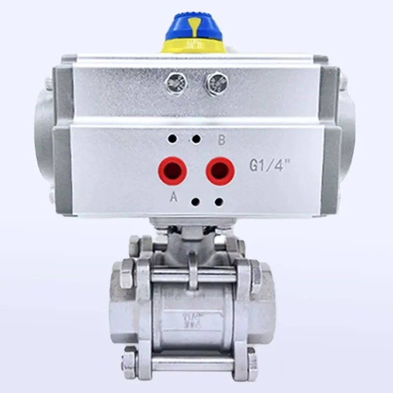 Пневматический резьбовой шаровой клапан