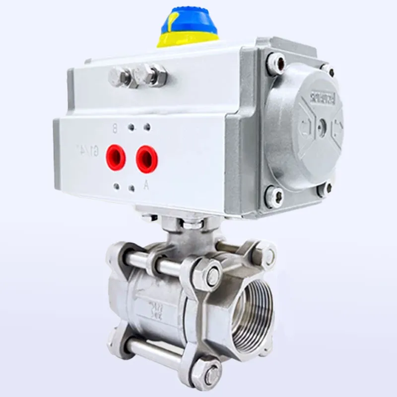 Пневматический резьбовой шаровой клапан