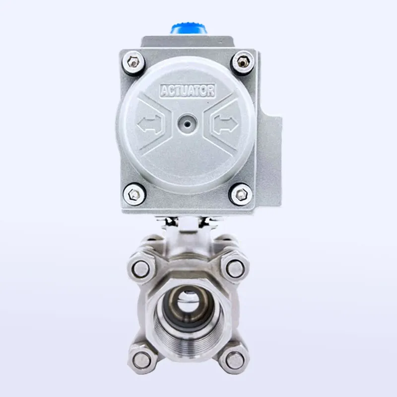 Пневматический резьбовой шаровой клапан