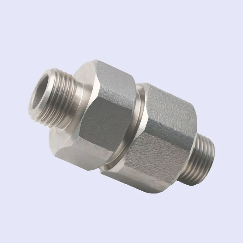 Прямой концевой обжимной фитинг с зажимным кольцом