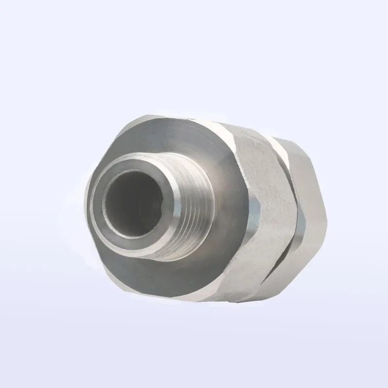 Прямой концевой обжимной фитинг с зажимным кольцом