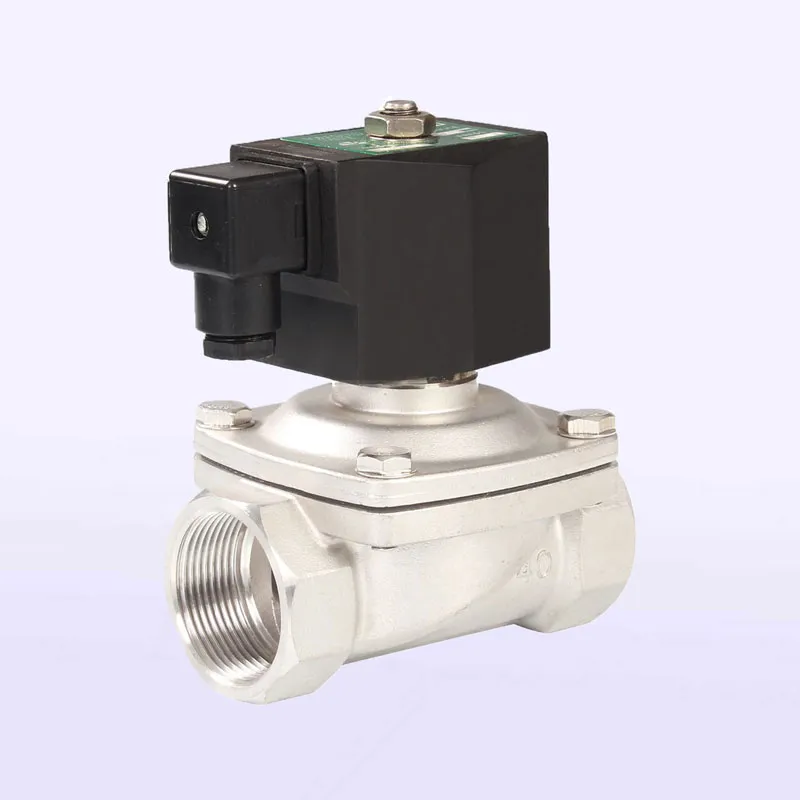 Прямоточный поршневой электромагнитный клапан