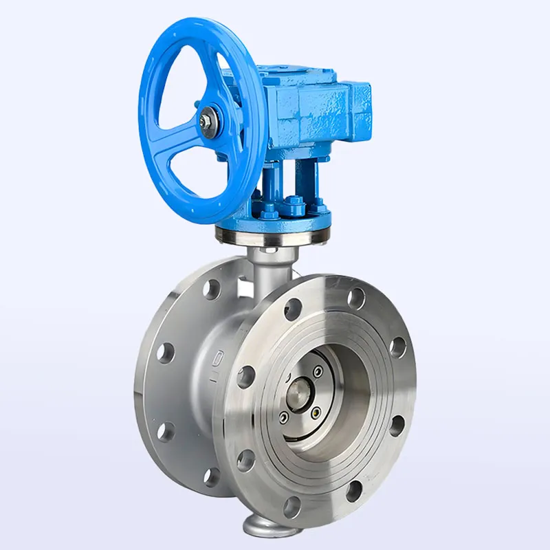 Фланцевый дисковый затвор