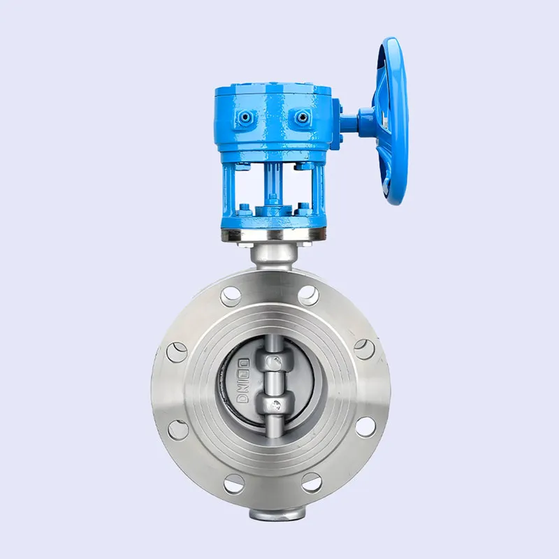 Фланцевый дисковый затвор