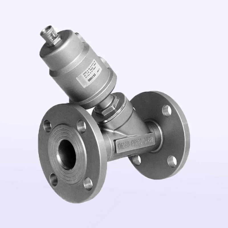 Фланцевый клапан с угловым седлом