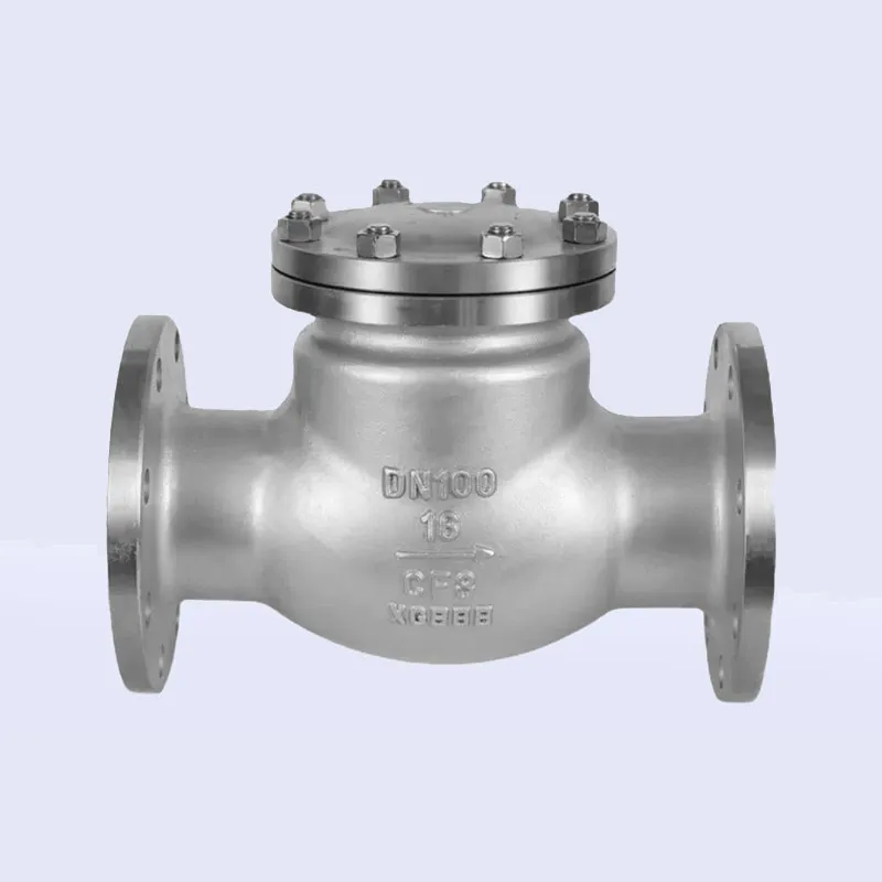 Фланцевый поворотный обратный клапан