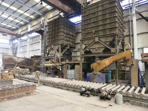 Литье в песок из водного стекла