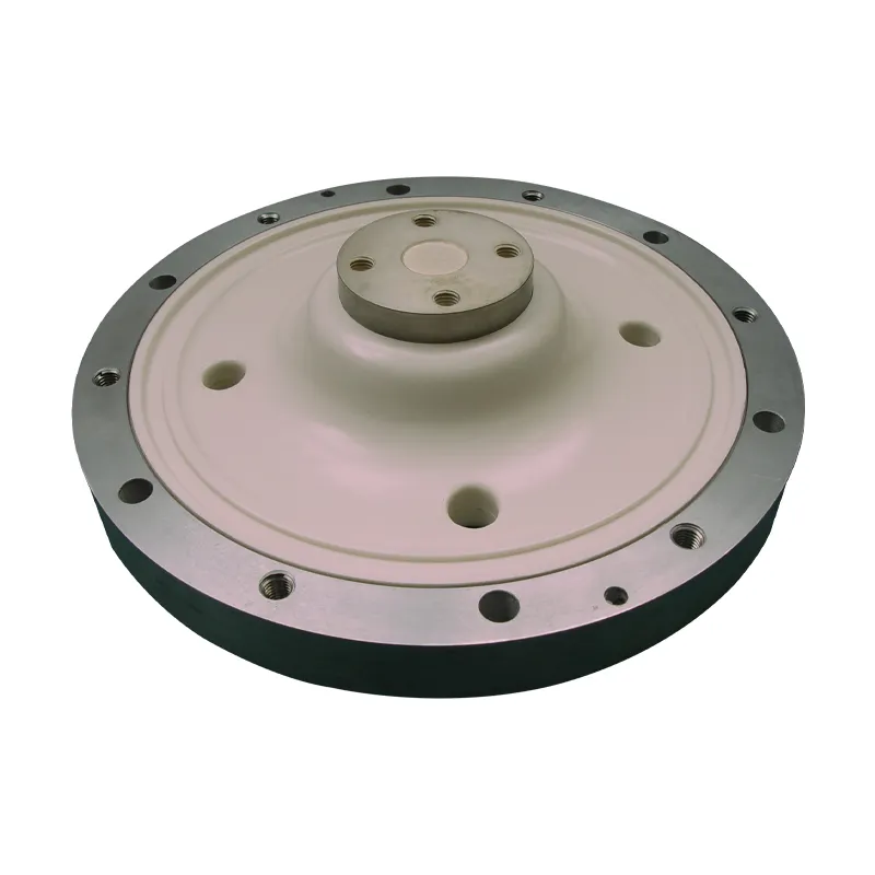 Однополюсный чашечный изолятор с отверстием для газа выпуклого типа