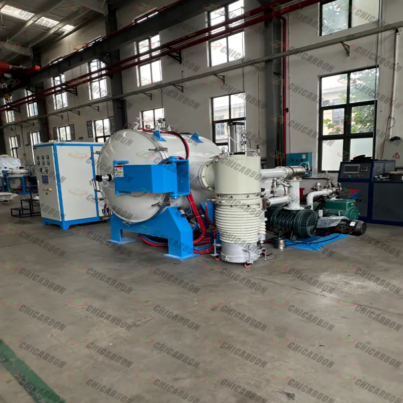 Горизонтальная высокотемпературная вакуумная печь для спекания