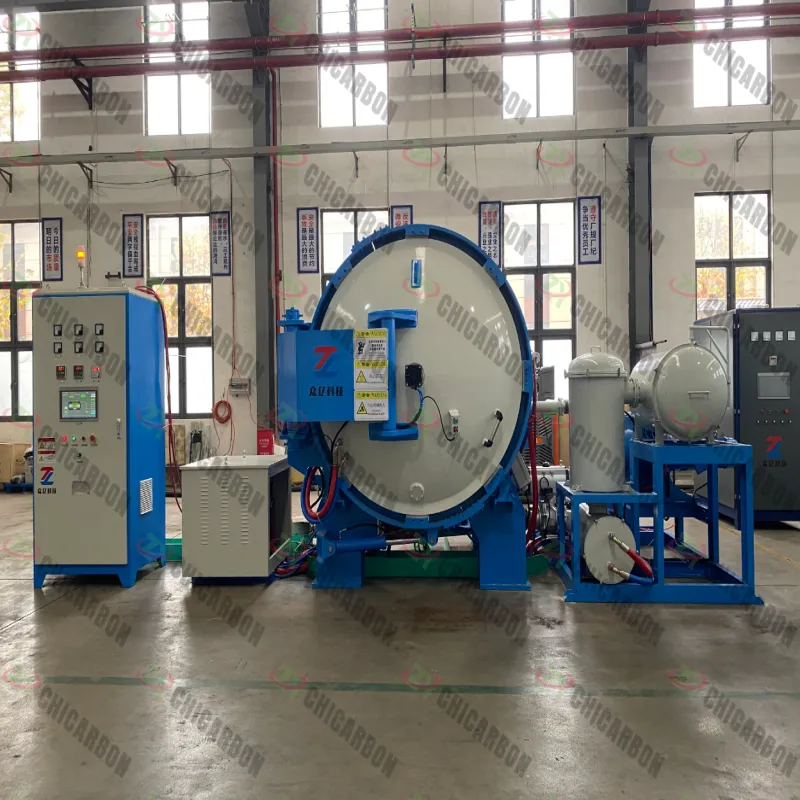 Горизонтальная высокотемпературная вакуумная печь для спекания