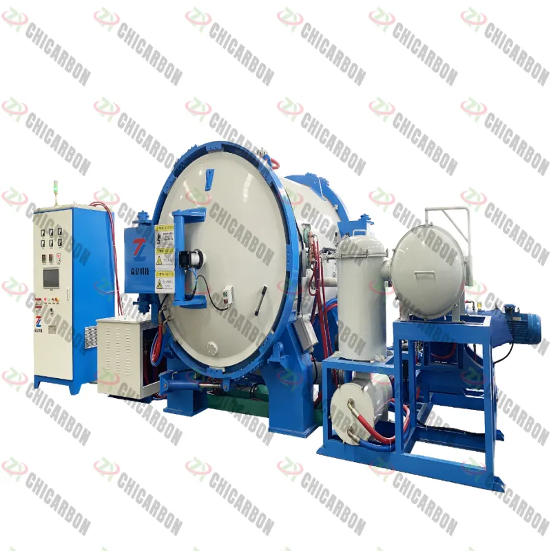 Горизонтальная высокотемпературная вакуумная печь для спекания