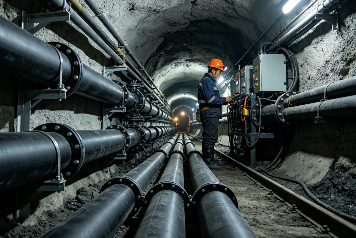 итайские шахтные пластиковые трубы для откачки газа открывают новые перспективы торговли между Китаем и Россией на фоне активного освоения угольных месторождений