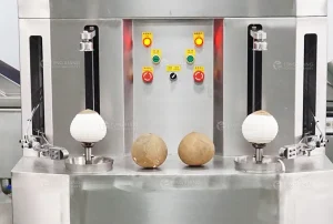 машина для очистки кокосов