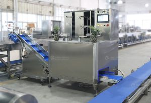 Полностью автоматическая машина для очистки ананасов от кожуры