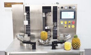 машина для очистки ананаса и удаления кожуры