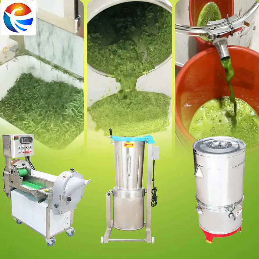 Машина для сока пандана – автоматическая линия для измельчения, смешивания и центрифужного отжима