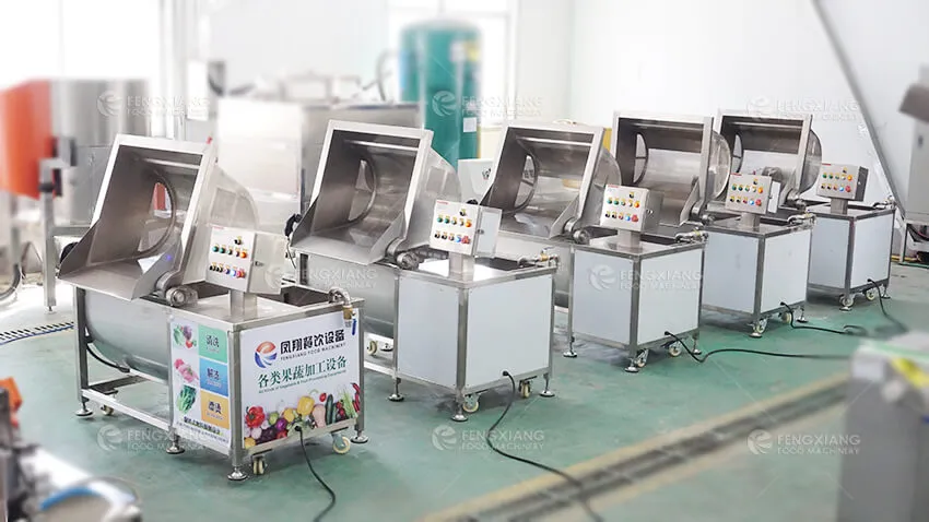 Автоматическая наклонная моечная машина для овощей и фруктов