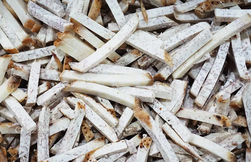 Линия переработки таро с быстрой заморозкой и упаковкой