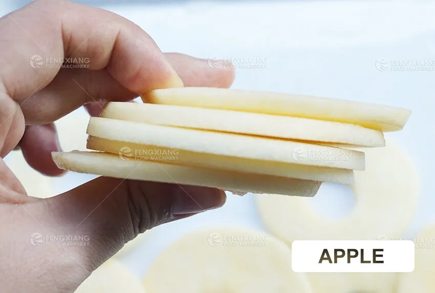 машина для очистки и резки яблок