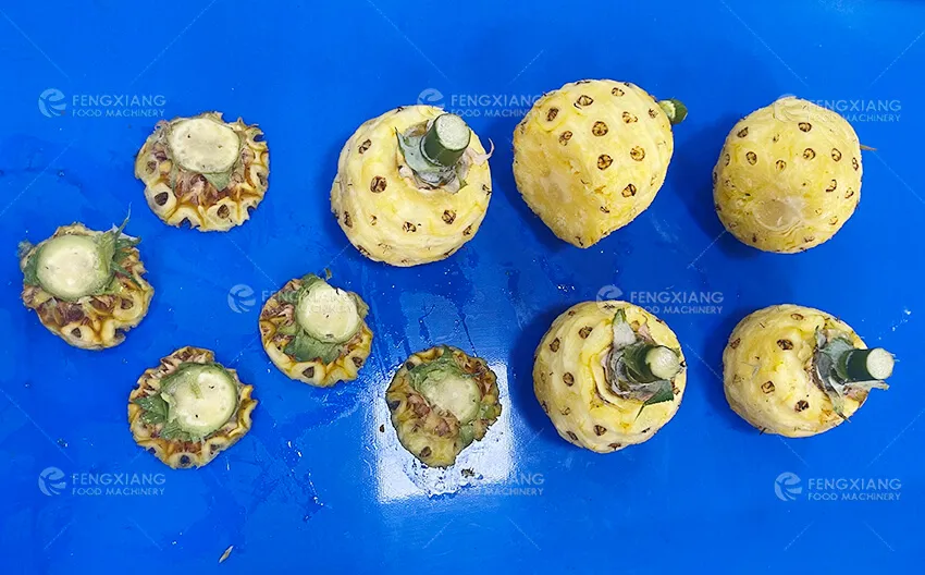 машина для очистки и резки ананаса