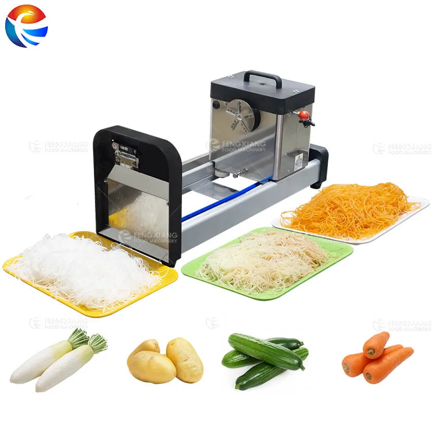 Высокоскоростная машина для нарезки овощей соломкой Морковь и огурец