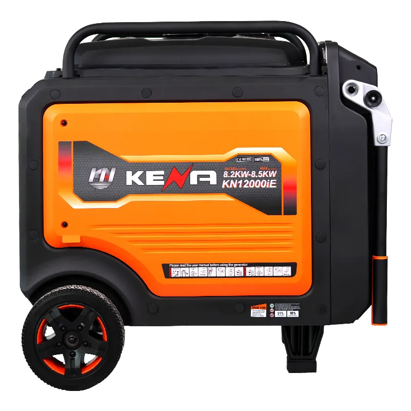 12000ie — портативный тихий инверторный двухтопливный генератор, компактный бытовой мощный бензиновый генератор для уличной торговли и кемпинга