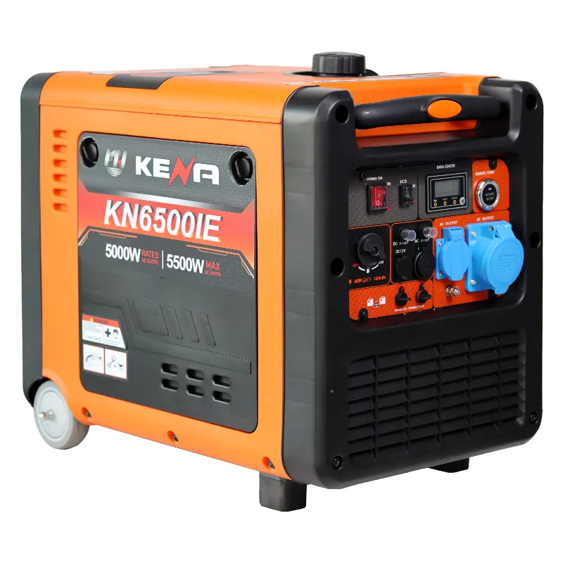 6500IE — портативный тихий инверторный бензиновый генератор (газ / бензин), для дома и кемпинга