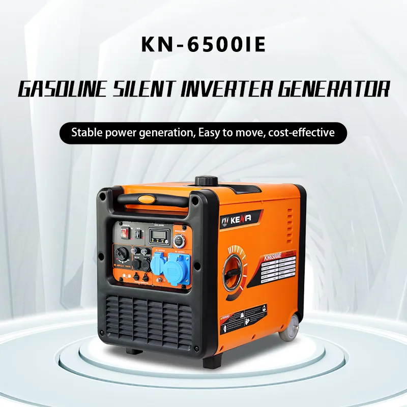 6500IE — портативный тихий инверторный бензиновый генератор (газ / бензин), для дома и кемпинга