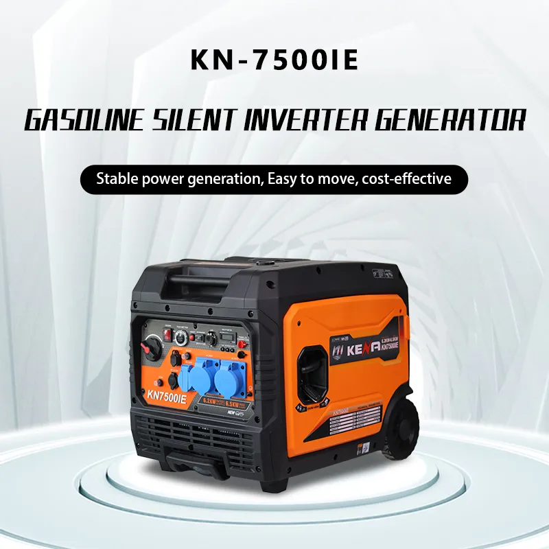 7500ie — сверхтихая инверторная серия 50 Гц, 1,8 кВт, 2 кВт, 2,5 кВт, 3 кВт, 3,5 кВт, 4,5 кВт, 6 кВт, 6,5 кВт, портативный бензиновый генератор