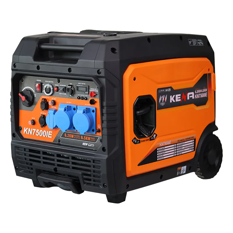 7500ie — сверхтихая инверторная серия 50 Гц, 1,8 кВт, 2 кВт, 2,5 кВт, 3 кВт, 3,5 кВт, 4,5 кВт, 6 кВт, 6,5 кВт, портативный бензиновый генератор